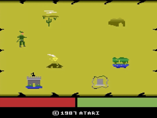 Crossbow title screen for Atari 2600